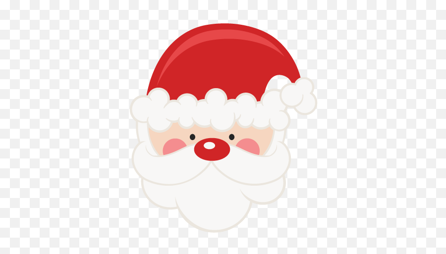 Winking Santa Clipart Transparent 48 Photos On This - Santa Face Clipart Png Emoji,Free Christmas Emoticons