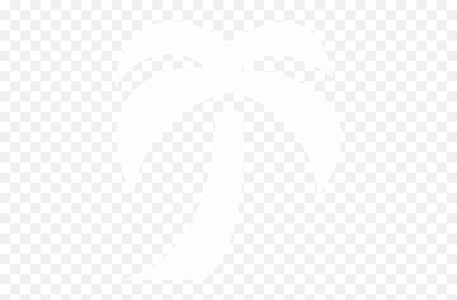 White Palm Tree Icon - White Palm Tree Png Emoji,Palm Tree Emoticon