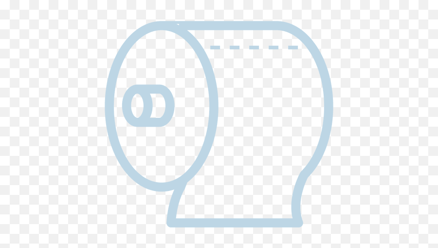 Toilet Tissue Line Icon - Transparent Png U0026 Svg Vector File Circle Emoji,Toilet Emoji Png