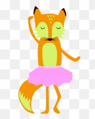 Fox Ballerina Clipart Free Download Transparent Png - Happy Emoji,Ballerina Emoji