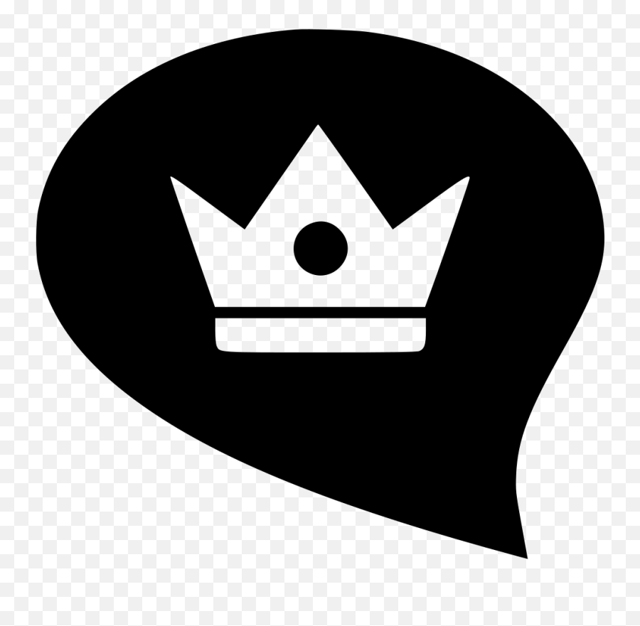 Crown King Queen Bubble Comments - Clip Art Emoji,King And Queen Emoji