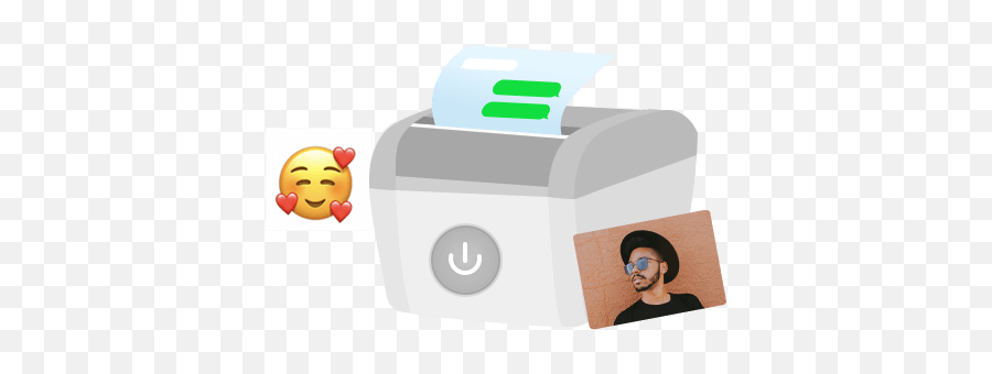 Export Print U0026 Backup Iphone Messages - Anytrans Feature Office Equipment Emoji,Cardboard Box Emoji
