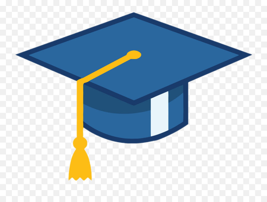 Ftestickers Graduation Hat Cap Freetoedit - Graduation Cap Clipart Blue Emoji,Graduation Cap Emoji