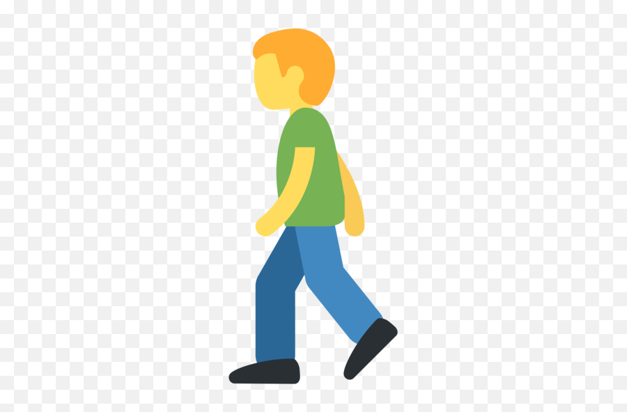 Person Walking Emoji - Cartoon Person Walking Png,Person Emoji