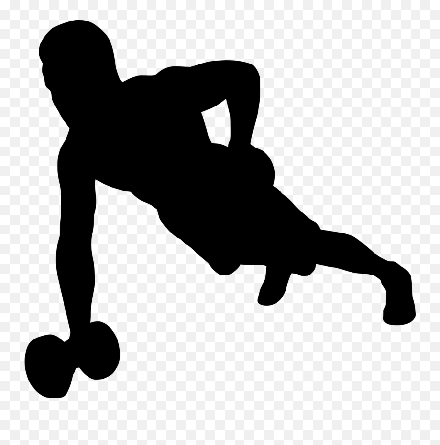 Gym Exercise Fitness Health - Silhouette Exercise Emoji,Weight Lifting Emoji