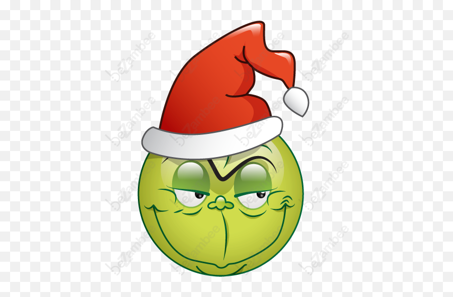 Christmas The Grinch Clip Art - Christmas Grinch Face Emoji,Christmas Emoji...
