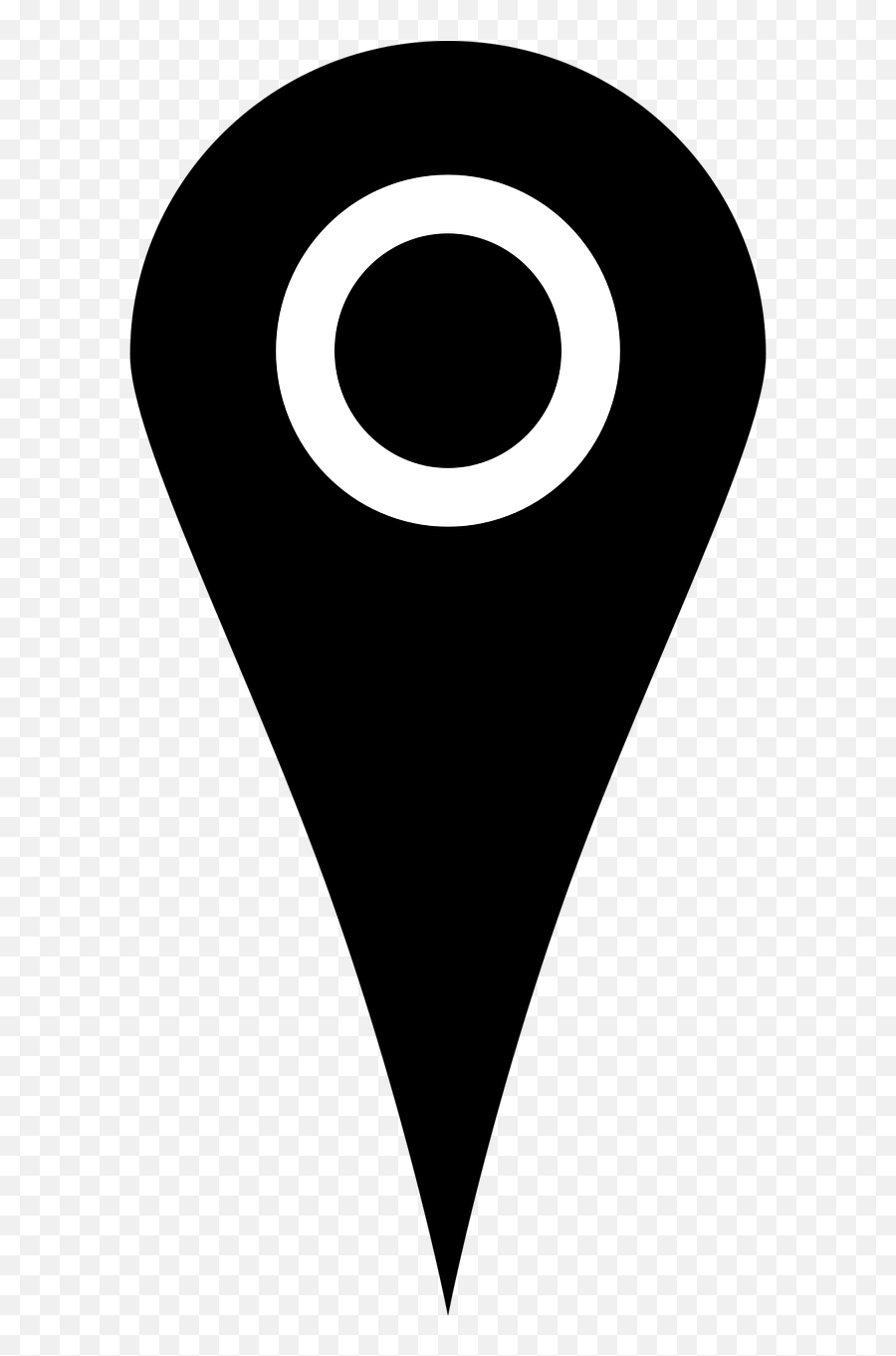 Pin Location Address Map Symbol - Simbol Alamat Emoji,Push Pin Emoji