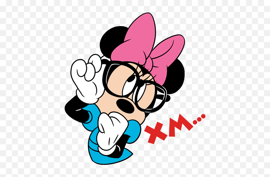 Sticker - Minnie Mouse Sticker Png Emoji,Minnie Emoji