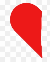Halfheart Freetoedit - Clip Art Emoji,Half Heart Emoji