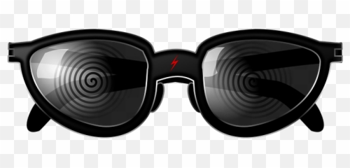 Free Sunglasses Vectors - Spex Black And White Clip Art Emoji
