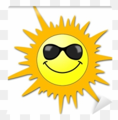Sole Con Occhiali Wall Mural Pixers - Smiley Emoji