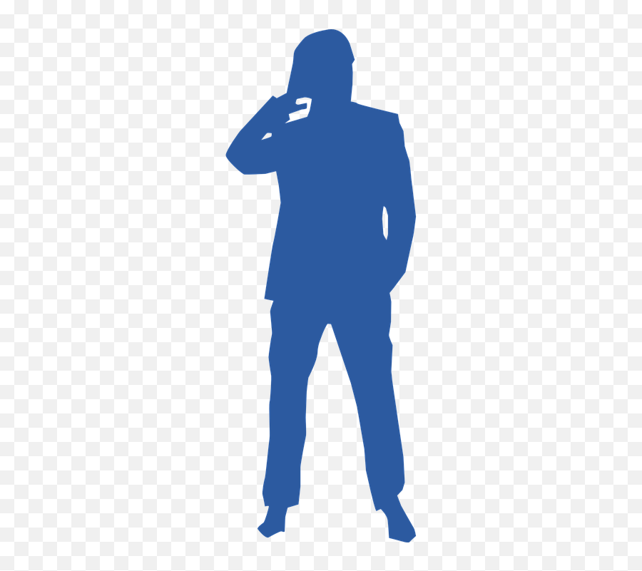 Man Suit Thinking - Man Silhouette Suit Png Emoji,Android Emoji Shirt