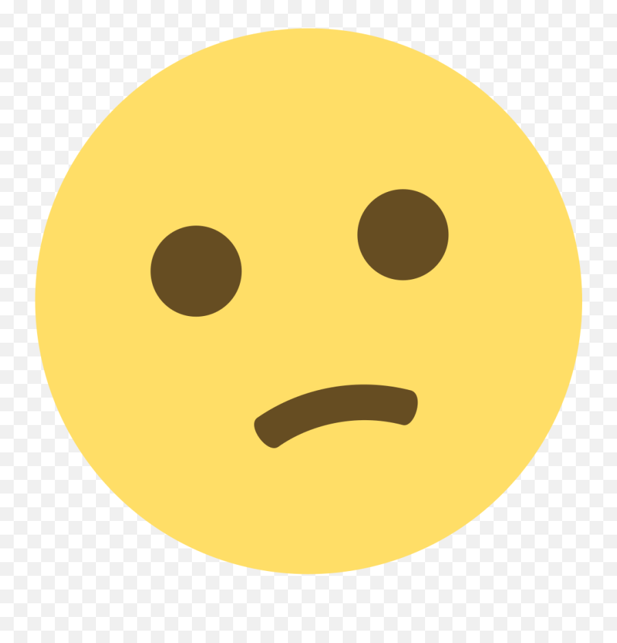 Transparent Confused Face - Confused Emoji Vector Clipart Smiley Confused Vector Png,Upside Down Emoji