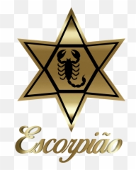 Escorpião Scorpion Sign Signo - Dourado Emoji