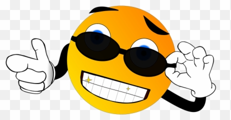 Smile Smiley Cool - Chill Smiley Emoji,Sunglasses Emoji