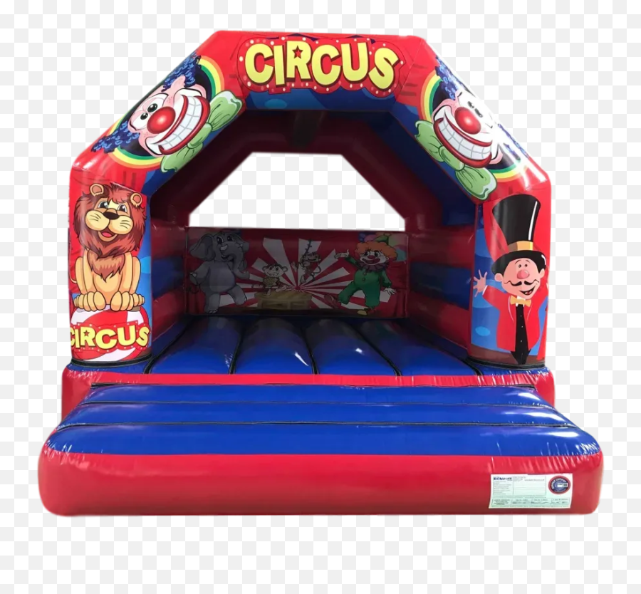 Bbol - 167 12x15x99ft A Frame Bouncer Red U0026 Blue Circusvp Inflatable Emoji,Circus Tent Emoji