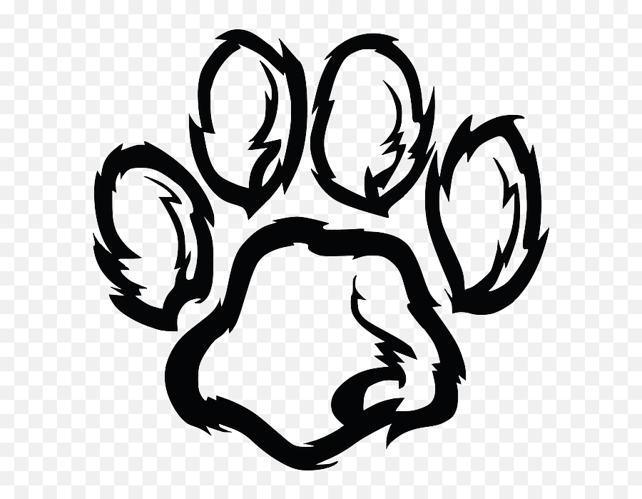 Paws Clipart Tiger Paws Tiger Transparent Free For Download - Wild Cat Clip Art Emoji,Detroit Tigers Emoji
