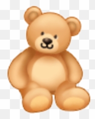 Teddybear Bear Tedybear Kawii Emoji Owo - Transparent