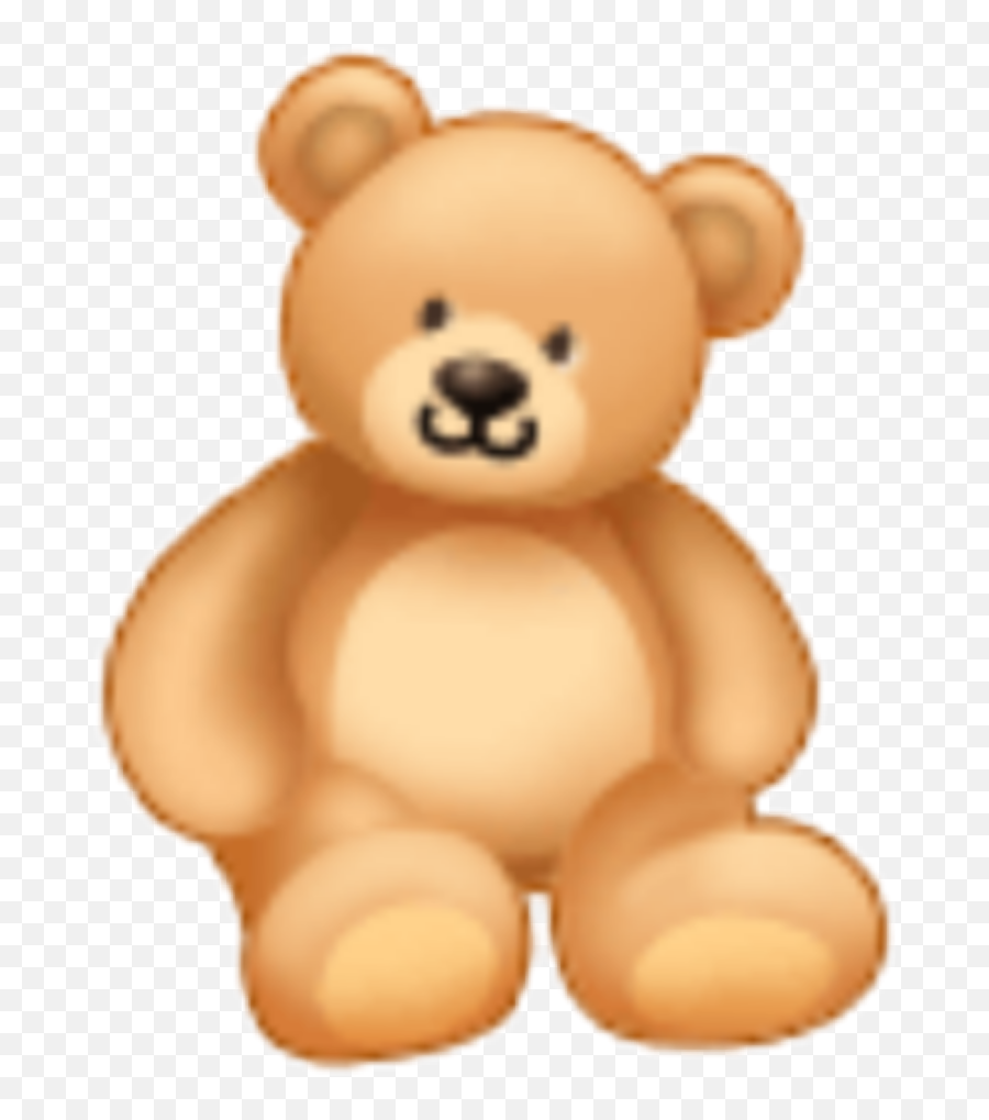 Teddybear Bear Tedybear Kawii Emoji Owo - Teddy Bear Emoji Transparent,Brown Baby Emoji