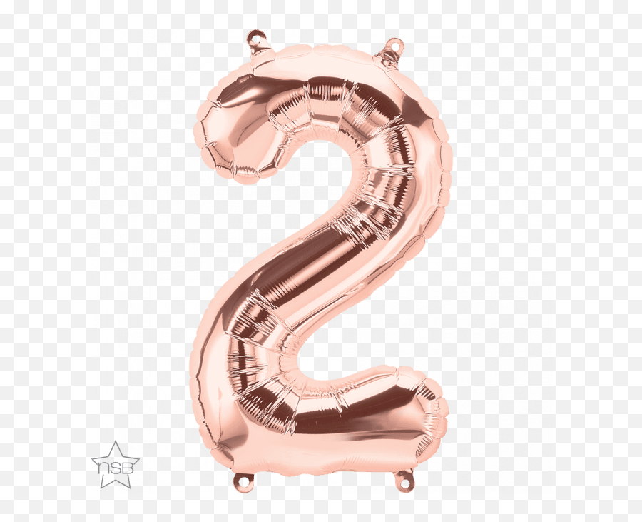 16 Number Age 22nd Birthday - Two Rose Gold Shape Foil Silver Number 12 Foil Balloon Emoji,Gold Chain Emoji