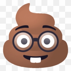Nerdy Pile Of Poo GIF - PileOfPoo Joypixels Discover u0026 Share GIFs Happy Emoji