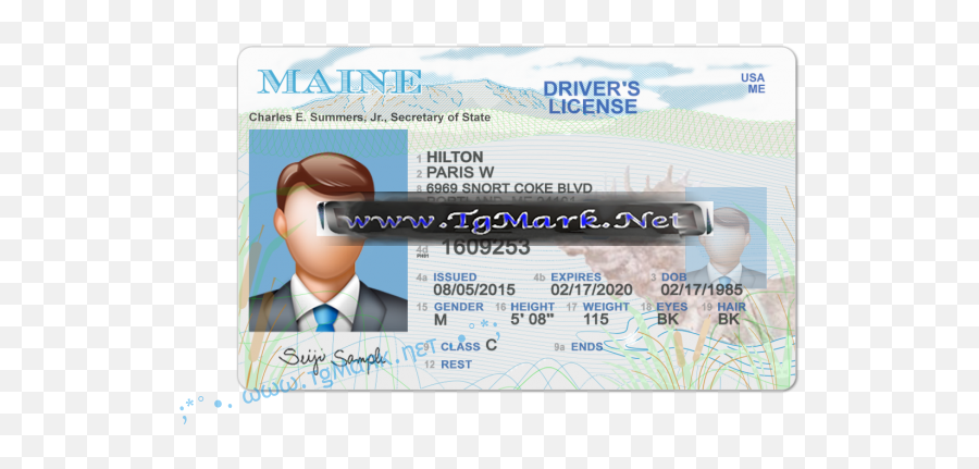 Oklahoma Drivers License Template Psd Photoshop - Cheque Emoji,Nae Nae Emoji Man