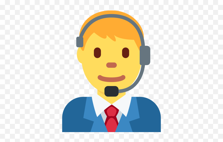 Man Office Worker Emoji - Emoji De Empresario,Office Emoji