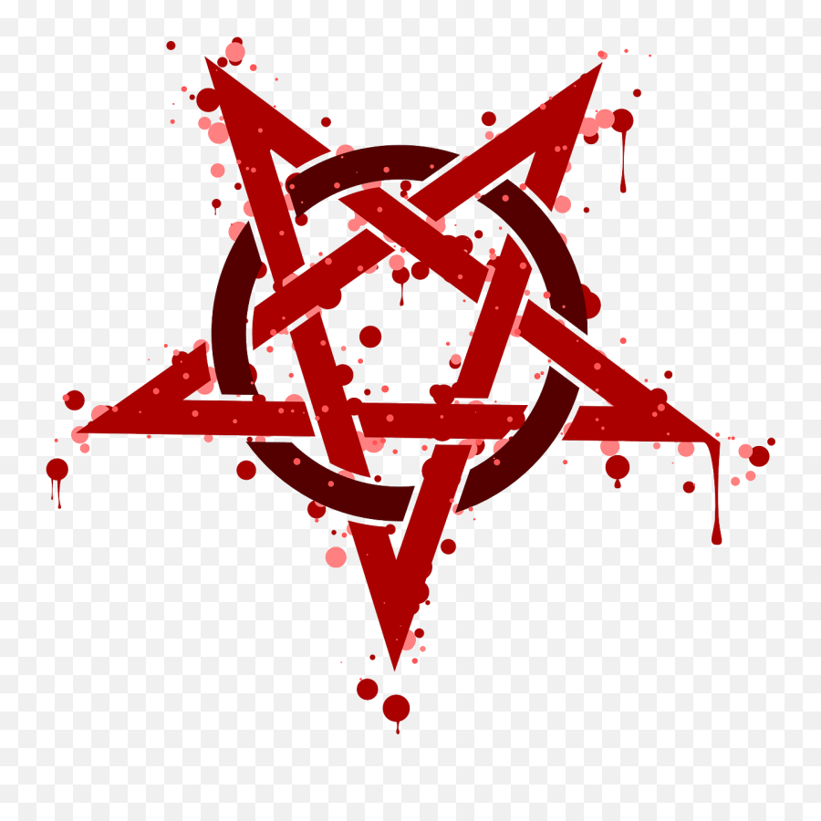 Pentagram Rouge Spot Symbol Pentalpha - Pentagram Vector Free Emoji,Magic Emoticon