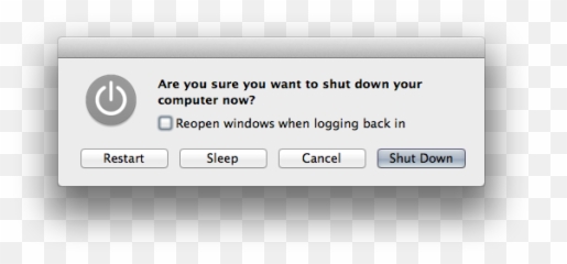 How To Use Os X Mavericks - Mac Shut Down Dialog Emoji,Jabber Emoticon Shortcuts
