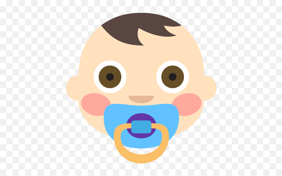 Baby Light Skin Tone Emoji Emoticon Vector Icon - Baby Head Vector Png,How To Draw Emojis