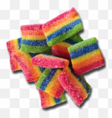 Airheads Extremes Bites Rainbow Berry - Candied Fruit Emoji