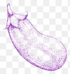 Eggplant Vector Transparent Png - Drawing Emoji