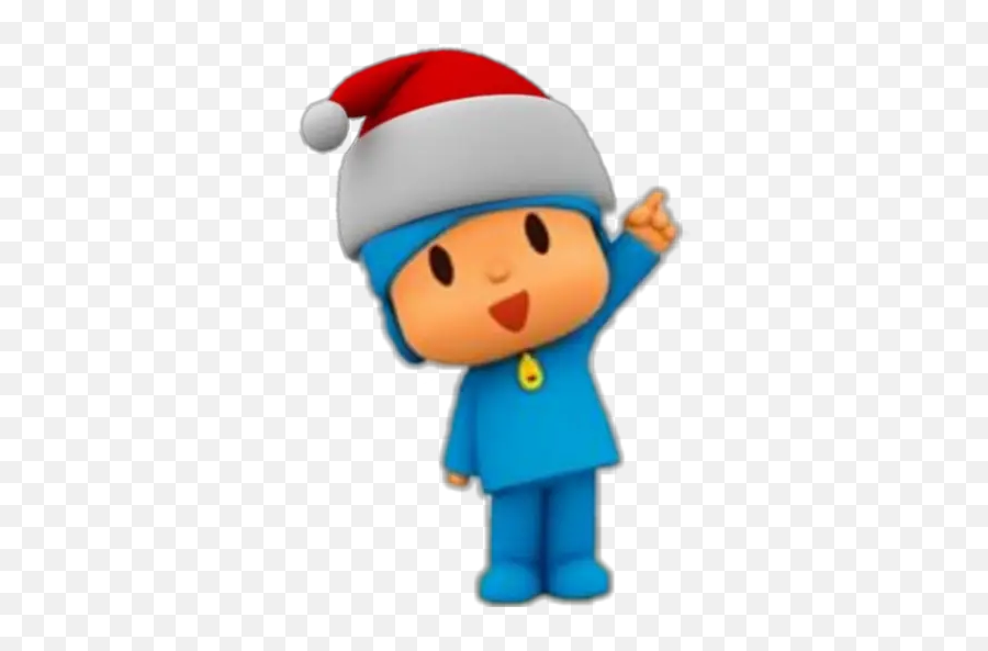 Christmas Pocoyo Stickers For Whatsapp - Pocoyo Emoji,Christmas Elf Emoji