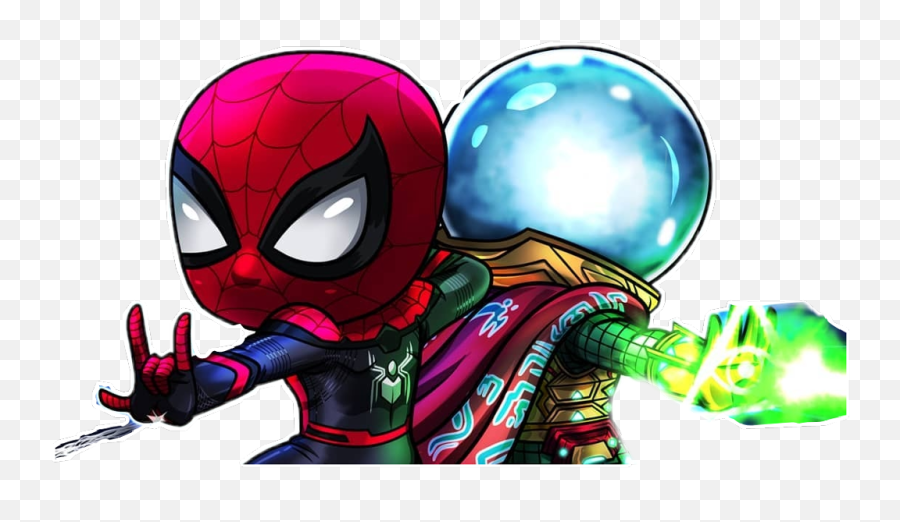 Spiderman Mysterio - Cartoon Emoji,Spiderman Emoji
