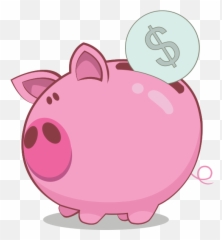 Saving Money Piggy Bank Clipart - Emoji