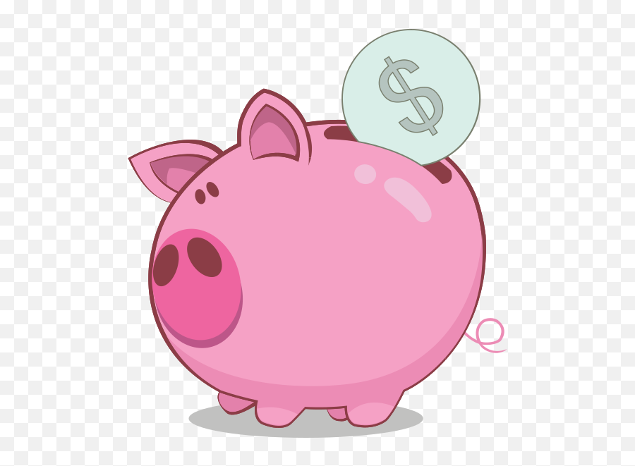 Saving Money Piggy Bank Clipart - Piggy Bank Money Clipart Emoji,Piggy Bank Emoji