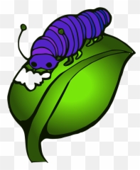 Caterpillar Eating Leaves Clipart Emoji,Caterpillar Emoji
