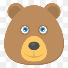 Bear Face - Teddy Cartoon Emoji