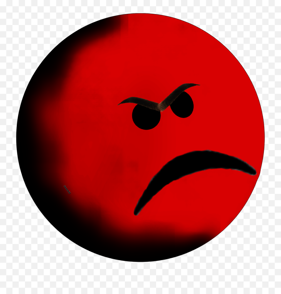 Unchill Mad Ball Bigbigballer Angery - Smiley Emoji,Angery Emoji