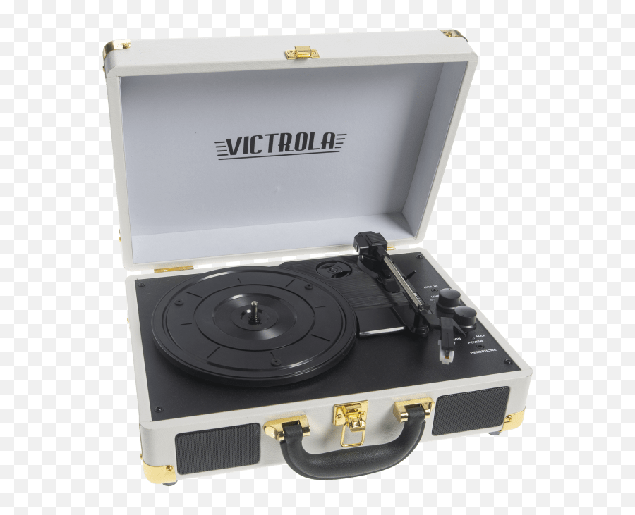 Victrola Bluetooth Portable Suitcase Record Player With 3 - Victrola Portable Suitcase Record Player Emoji,Record Emoji