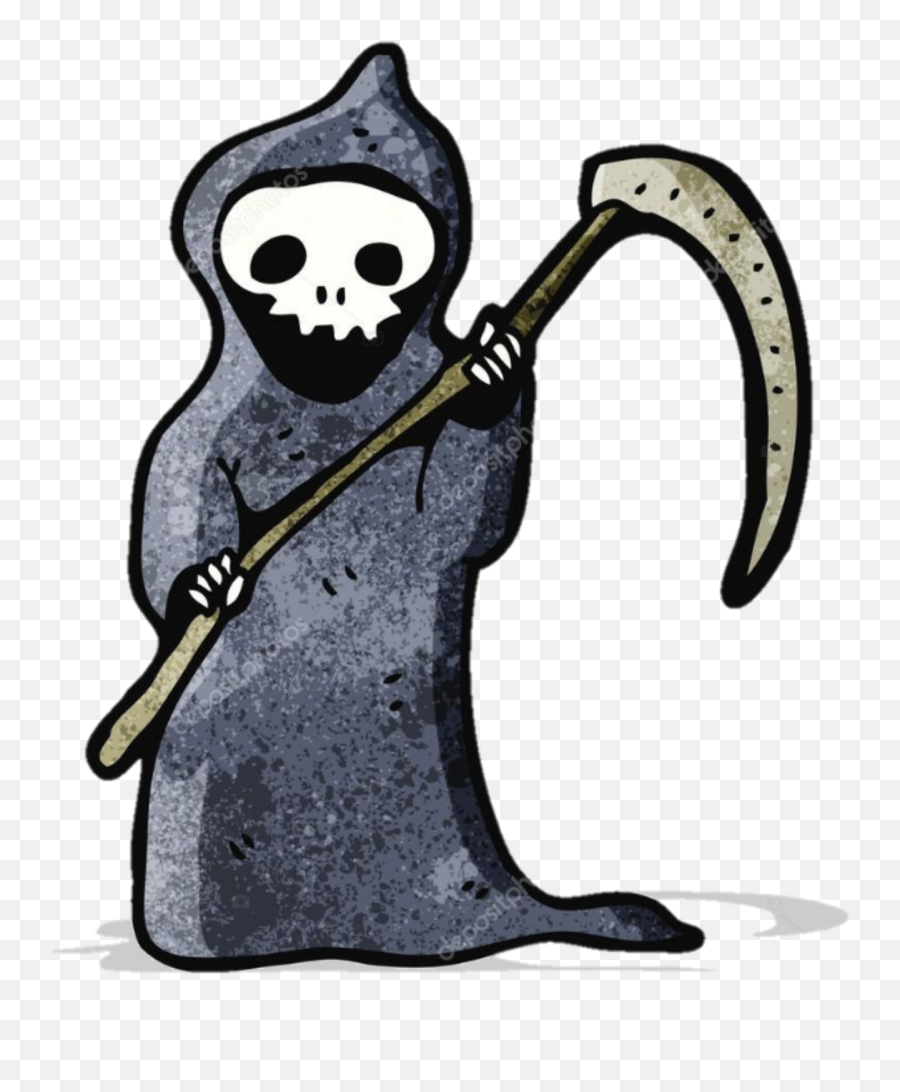 Reaper Grim Death - Death Cartoon Emoji,Grim Reaper Emoji