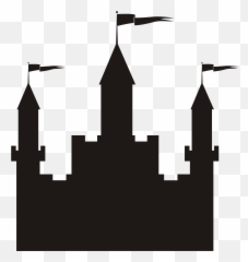 Free Castle Silhouettes Cliparts - Silhouette Castle Clip Art Emoji,Castle Book Emoji