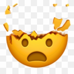 Freetoedit Smilies Smileys Smileyface - Apple Mind Blown Emoji