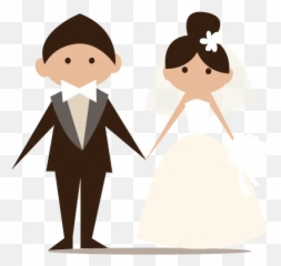 Couple Whatsapp Stickers - Bride And Groom Vector Png Emoji,Married Emoji