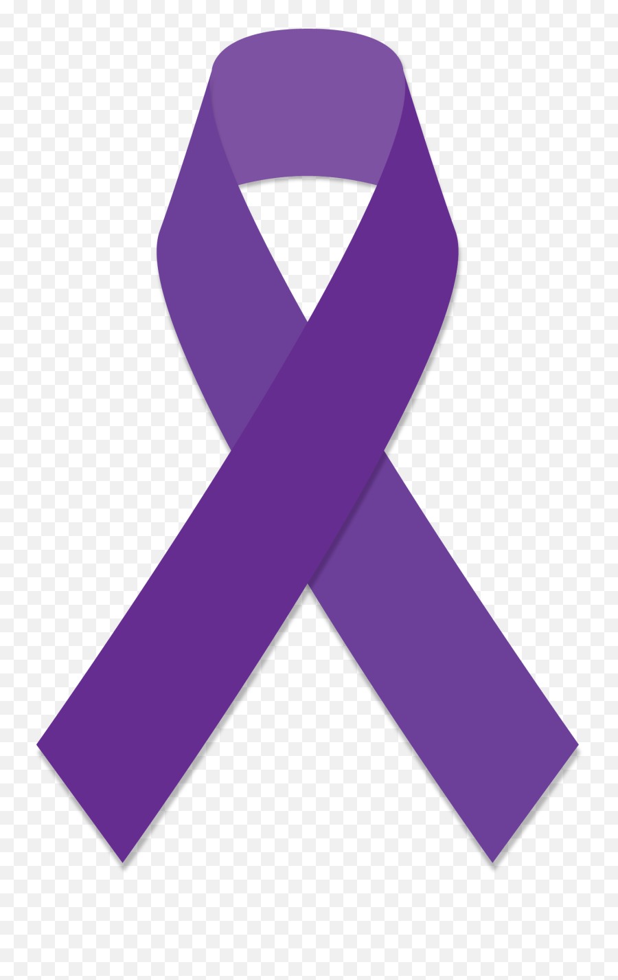 Cancer Ribbons Clipart - Purple Ribbon Cystic Fibrosis Emoji,Purple Ribbon Emoji
