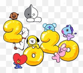 Bt21 2020 Tata Cony Chimmy Koya Rj - Bt21 2020 Emoji,Bt21 Emoji
