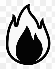 Clipart Fire Monochrome Regarding - Emoji