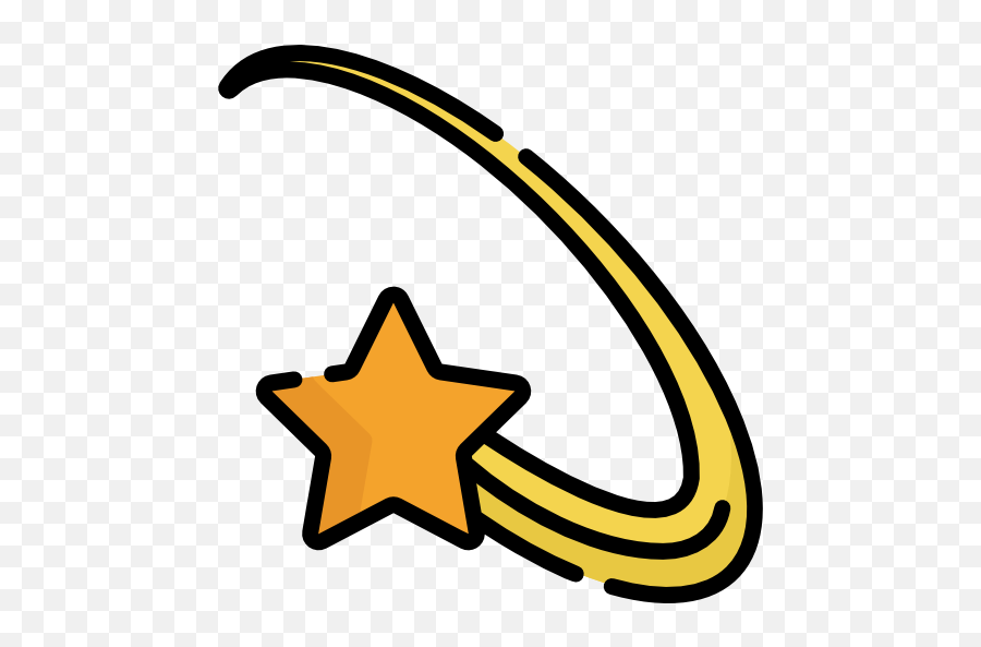Shooting Star - Free Nature Icons Estrella Fugaz Icono Emoji,Falling Star Emoji