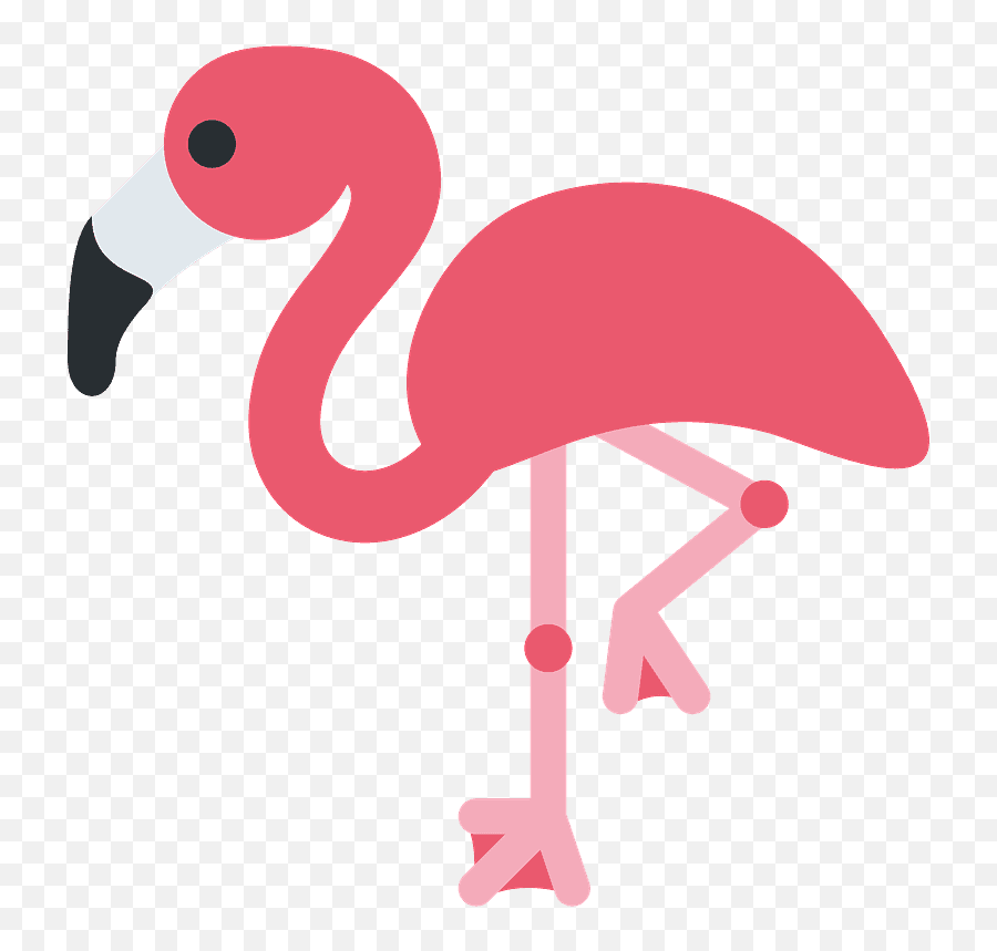 Flamingo Emoji Clipart - Flamingo Emoji Discord,Dove Emoji