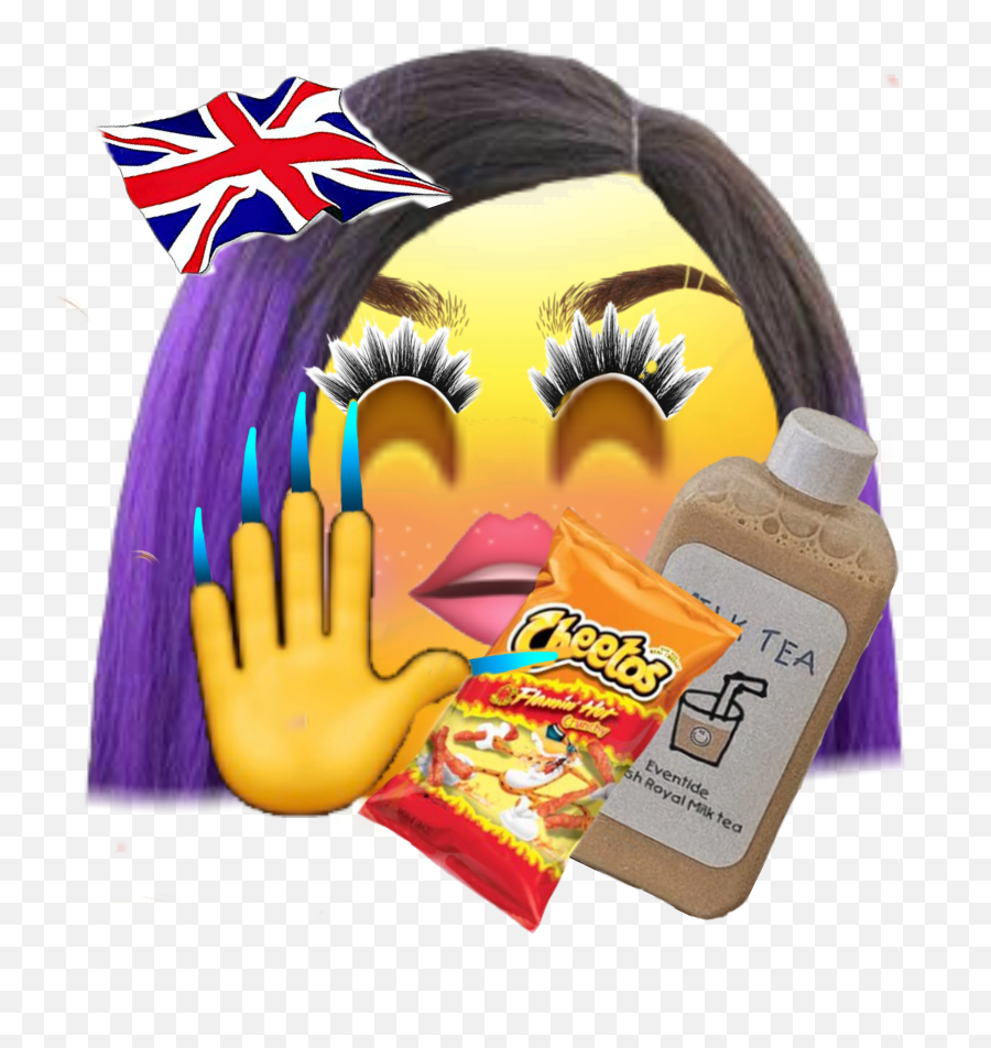 Britishgirlemoji Sticker - Happy,British Flag Emoji
